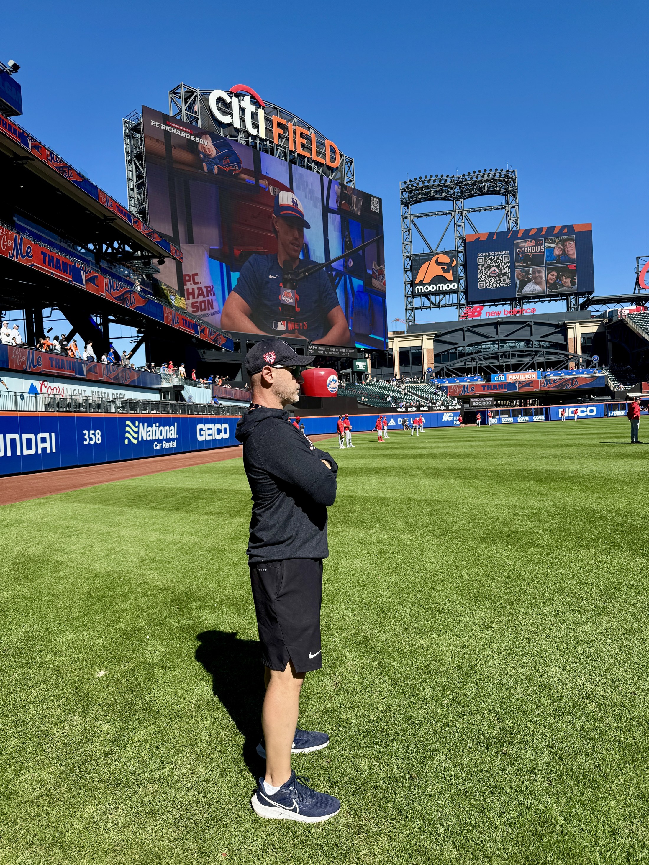Adam Wright at Citi Field